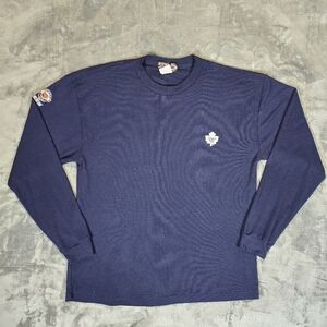 Vintage CCM Center Ice Authentic Thermal Base Layer Long Sleeve Shirt Size XL